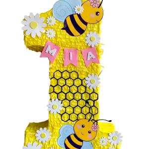 abejitas numero 1 Piñata Número Abejita